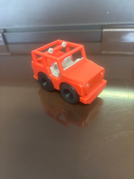 3D Tri Color Jeep