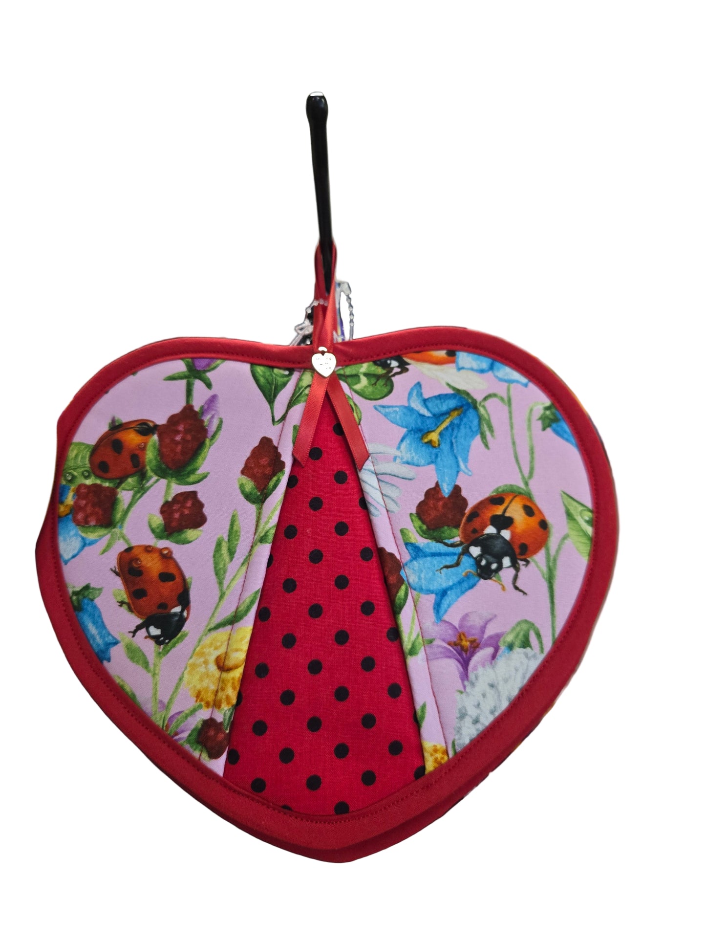 Set of Two Heart Shaped Potholders