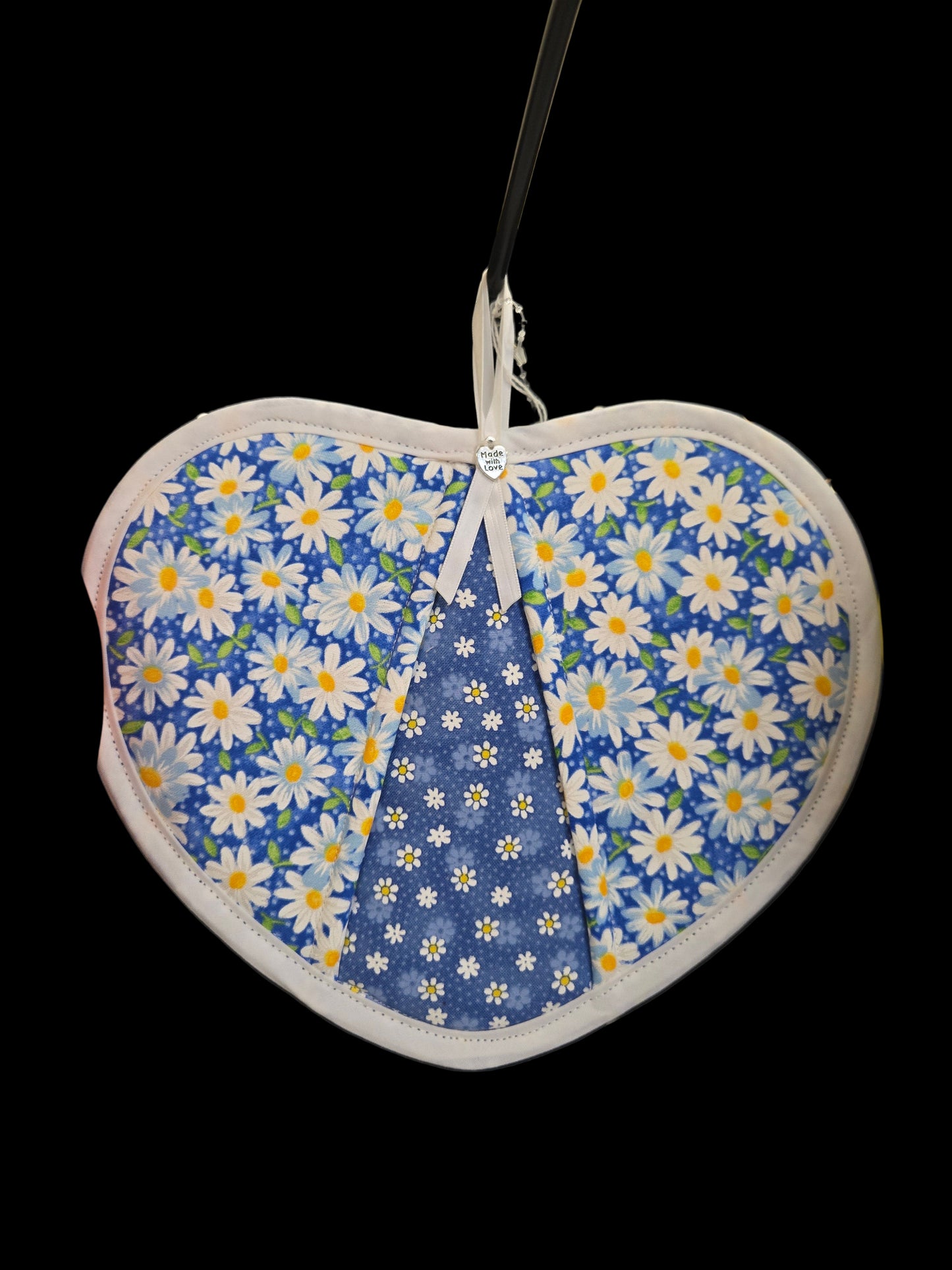 Set of Two Heart Shaped Potholders